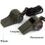 NEWIDEA 2 Chiếc 3in1 4in1 La Bàn Điều Hướng Nhiệt Kế Carabiner Ngoài Trời Còi La Bàn