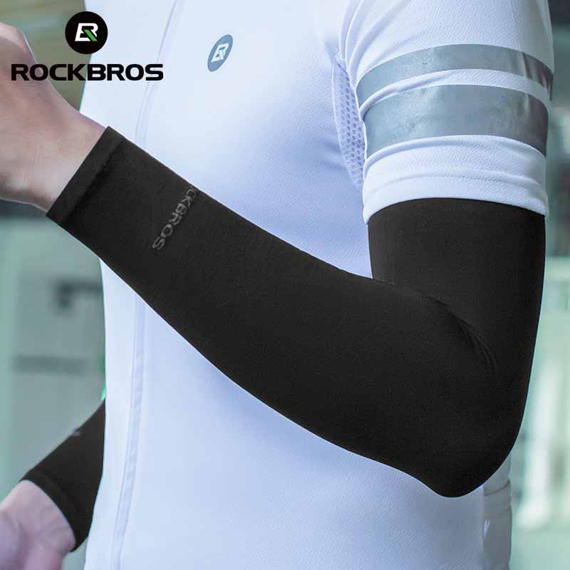ROCKBROS Găng Cánh Tay Chống Nắng Bằng Lụa Lạnh Thoáng Khí RockBros