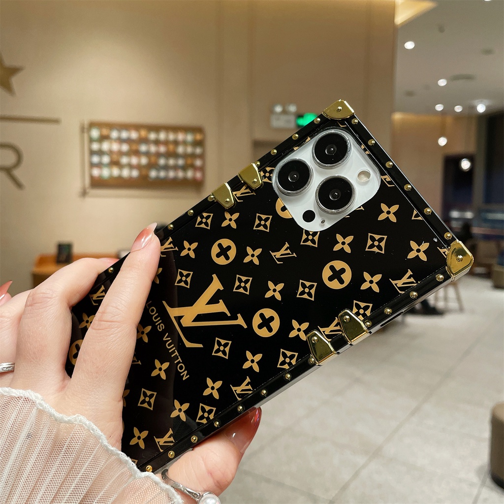 Dành Cho iPhone 16 15 14 PRO MAX 13 PRO MAX 14PLUS Vỏ 12 11 PRO MAX 12 13 mini X Xs MAX Xr 6 6S 7 8 PLUS Vỏ Điện Thoại Màu Đen Độc Đáo Sang Trọng Phong Cách Xu Hướng Thiết Kế Đơn Giản Vỏ Bảo Vệ