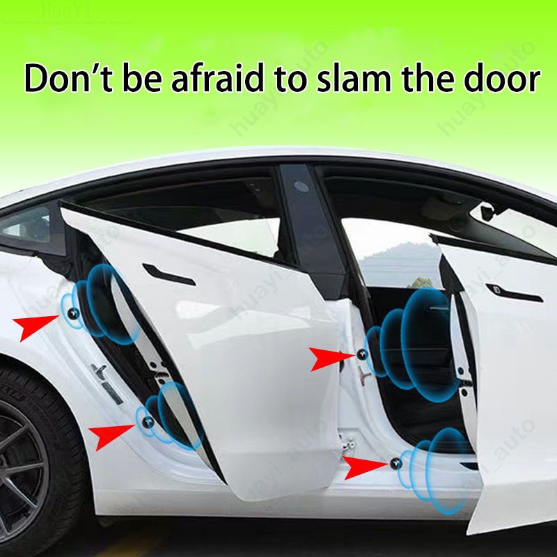 Đệm Cao Su Cách Âm Chống Sốc Gắn Cửa Xe Hơi Ford Ranger Bronco Focus Kuga Ka EcoSport Territory Transit F-Series Maverick Figo