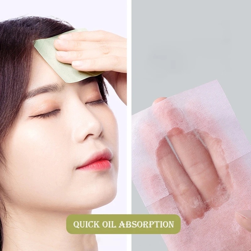 Gói 100 Giấy Thấm Dầu Nhỏ Gọn Dễ Thương Cho Mùa Hè