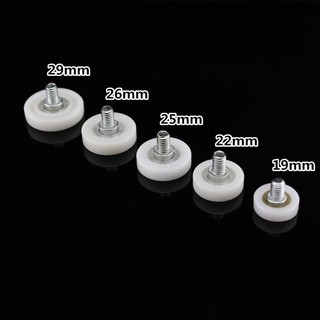 Bộ 20 Bánh Xe Ròng Rọc 19 / 22 / 25 / 26 / 29MM M6 Cho Nội Thất Cửa Tủ