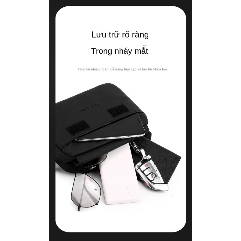 Túi đeo chéo nam nữ đựng ipad Hàn Quốc BEE GEE 0150 chất lượng cao vải ...