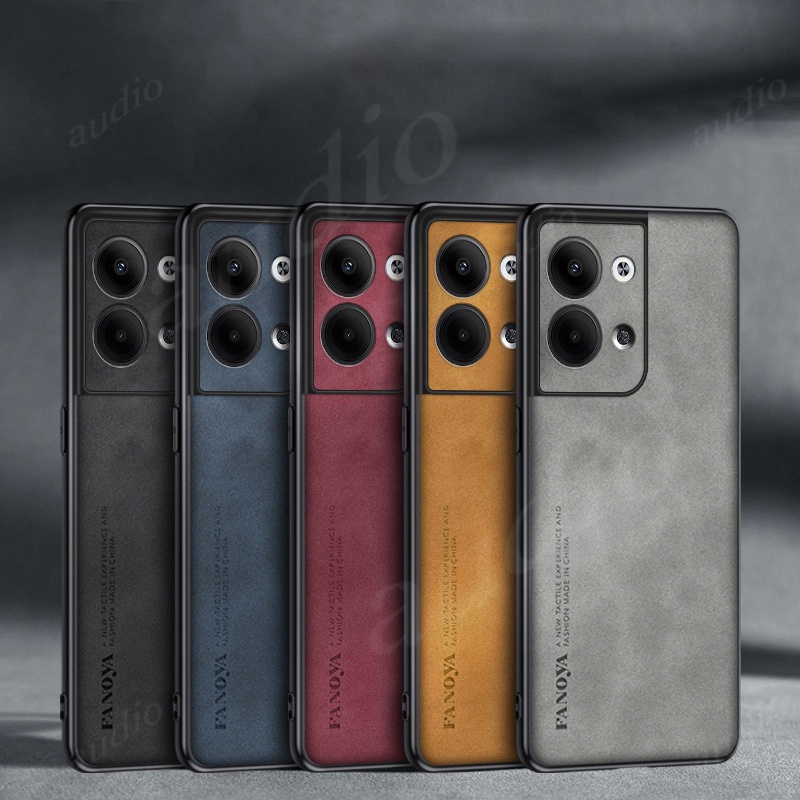 Ốp Điện Thoại Da Cừu Có Đế Cho OPPO Reno 9 Pro Plus + Reno9Pro 5G 2023 OPPO Reno9 Reno8 Reno7 Pro Plus Reno8Pro Reno7Pro