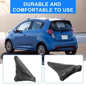 Bọc Phanh Tay Bằng Da PU Màu Đen Cho Chevrolet Spark 2011-2016