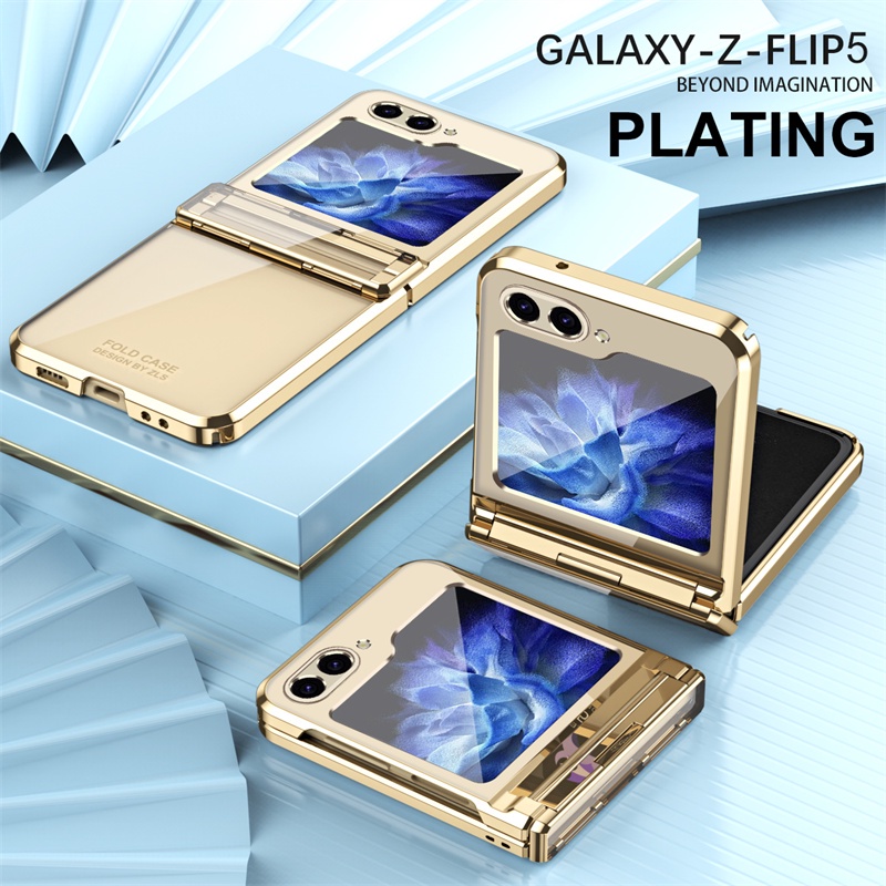 Ốp Điện Thoại PC Nhám Chống Sốc Sang Trọng Cho Samsung Galaxy Z Flip 5 Z Flip 4 5G Z Flip 3