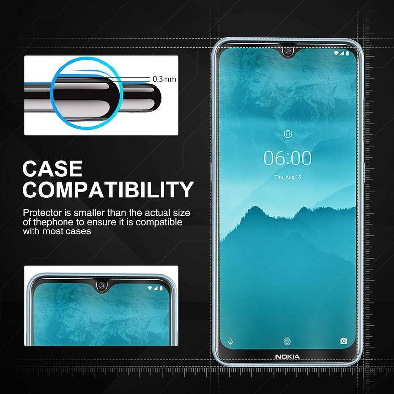 Bảo Vệ Màn Hình Cho Nokia C12 Pro C21 C20 C01 C1 G11 3.1 5.1 Plus Kính Cường Lực Cho Nokia C100 C32 C31 C30 G60 G50 G400 G300 G22 G21 G11 G21 G10 G20 X5 X3 X100 X10 X20 XR20