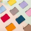 Túi Đựng Thẻ / Tiền Xu Chất Liệu Cotton Canvas Nhỏ Gọn Xinh Xắn