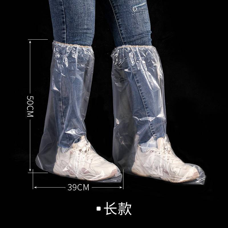 Vỏ Bọc Giày Đi Mưa Bằng Nhựa Dày Chống Nước Chống Bụi Dùng Một Lần