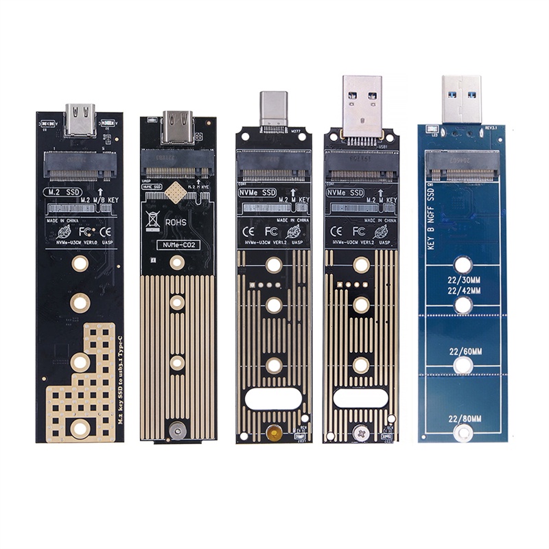 Bộ chuyển đổi bảng mạch riser m.2 sang usb 3.0 loại c ngff b + m key ...
