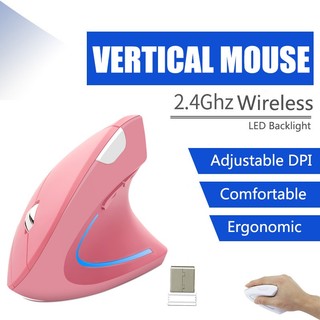 Chuột Không Dây Dạng Đứng 2.4GHz 1600 DPI