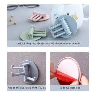 Móc gắn dán tường treo đồ tiện lợi cho phòng ngủ, nhà cửa SUNNY DAY