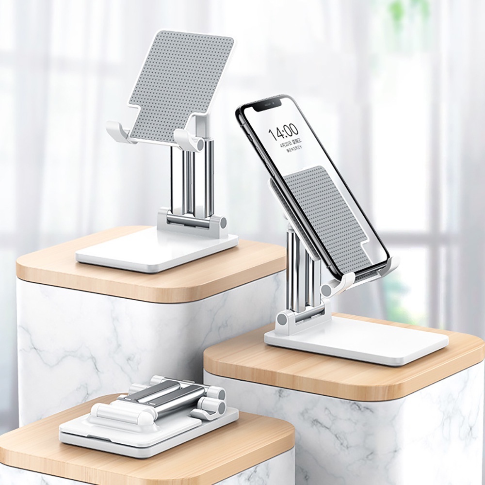 Giá Đỡ Điện Thoại, iPad Để Bàn, có Thiết Kế thân kép Chắc Chắn, có thể gập Lại và mang đi rất tiện lợi