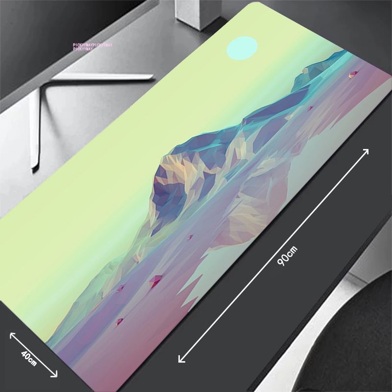 Miếng Lót Chuột Nghệ Thuật Tay Thủ Lớn Mousepad Bàn Phím Thảm XXXL Thảm Chuột 31.4x11.8in Cao Su Để Bàn Thiết Kế Thảm Bàn Làm Việc Mềm Mousepads