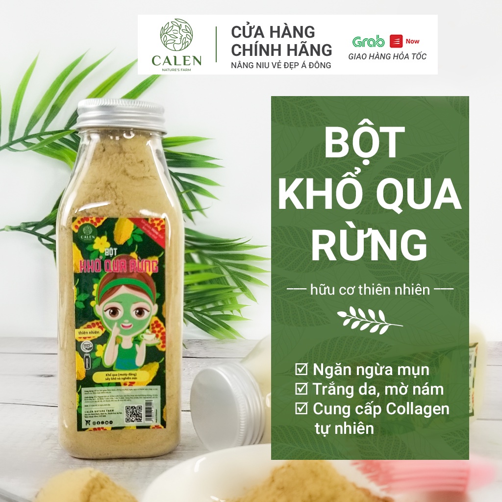 Bột khổ qua nguyên chất, mặt nạ bột khổ qua Calen Mask