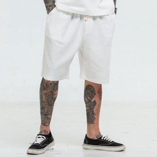 Quần Short Vải Lanh Cotton Mỏng Ống Rộng PLUS SIZE 60-190KG Thời Trang Nam