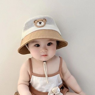 FEEEDDI Mũ Chống Nắng Trẻ Em Có Thể Điều Chỉnh Mũ Chống Nắng Bé Trai Đẹp Trai Lưới Xô Mũ