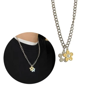 Treeling Hoa Mặt Dây Chuyền Dây Chuyền Hoa Nhỏ Chokers Dây Xích Dây Chuyền Bé Gái Nữ Trang Sức Hợp Kim Chất Liệu Đảng Accessor