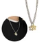 Treeling Hoa Mặt Dây Chuyền Dây Chuyền Hoa Nhỏ Chokers Dây Xích Dây Chuyền Bé Gái Nữ Trang Sức Hợp Kim Chất Liệu Đảng Accessor
