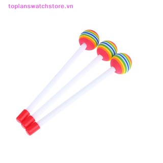 Trống Gõ Hình Kẹo Mút 6Inch 8Inch 10Inch Nhiều Màu Sắc Dùng Dạy Nhạc Cho Trẻ Sơ Sinh