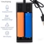 Cục Sạc Pin Lithium Thông Minh 18650 1 / 2 Ngăn Có Thể Sạc Lại