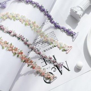 COZYNEST 1 Cặp Dây Đeo Vai và Áo Ngực Hoa, Polyester Mềm, Điều Chỉnh Linh Hồn, Thích Hợp Cho Quần Lót và Đầm Tiệc