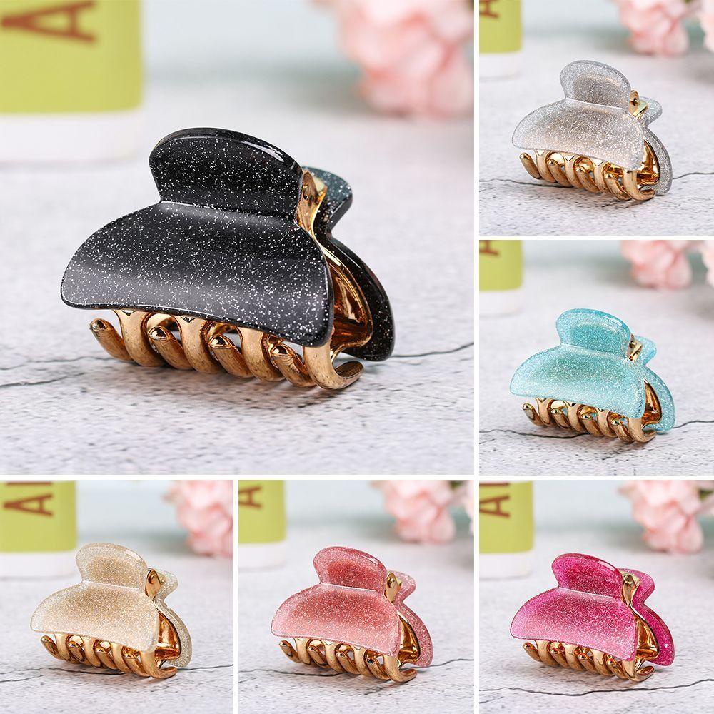Kẹp Tóc Acrylic Phong Cách Thời Trang, Dụng Cụ Tạo Kiểu Cho Cô Gái