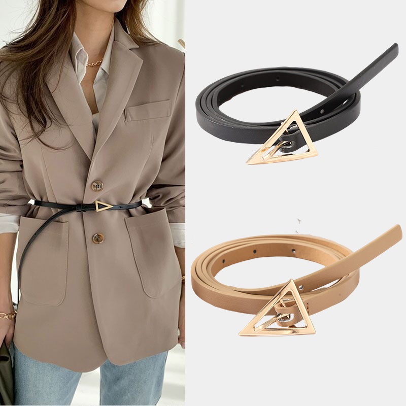Ảnh Aijolen Thắt Lưng Khóa Tam Giác Bằng Kim Loại Thời Trang Cho Nữ 1
