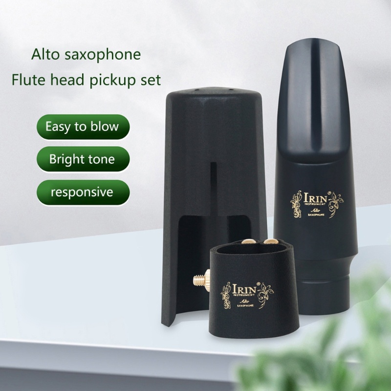 Mon alto saxophone mouthpiece với nắp nhựa và ligature sax mouthpiece kits thay thế nhạc cụ accessori