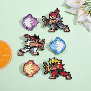Ghim Cài Áo Hình Nhân Vật Trong Game Street Fighter Độc Đáo