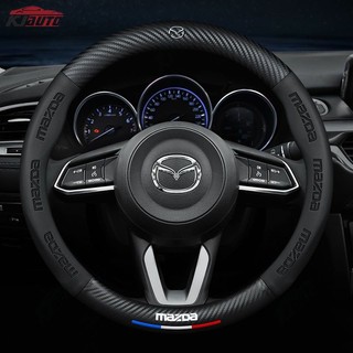 Vỏ bọc vô lăng ô tô bằng da Mazda Thoải mái và chống trượt cho Mazda 3 2 5 CX3 RX8 BT50 323 CX8 CX30 RX7 626 CX7 NX5 CX9Phụ kiện