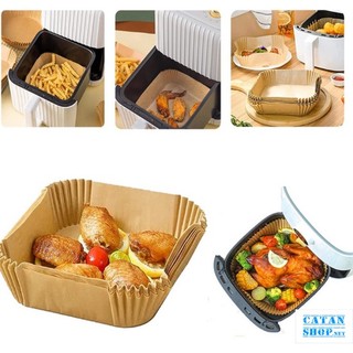 Giấy Nến Vàng Hình Vuông Lót Nồi Chiên Không Dầu Đa Năng Tiện Dụng GD724-DianenV20