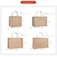 Túi Tote CORALTIDE, Túi Đựng Giả Di Động Túi Vải Lanh Nữ,\ Nhiều Kích Cỡ Vintage Vẽ Tay Đay Đi Biển Túi Xách Nữ