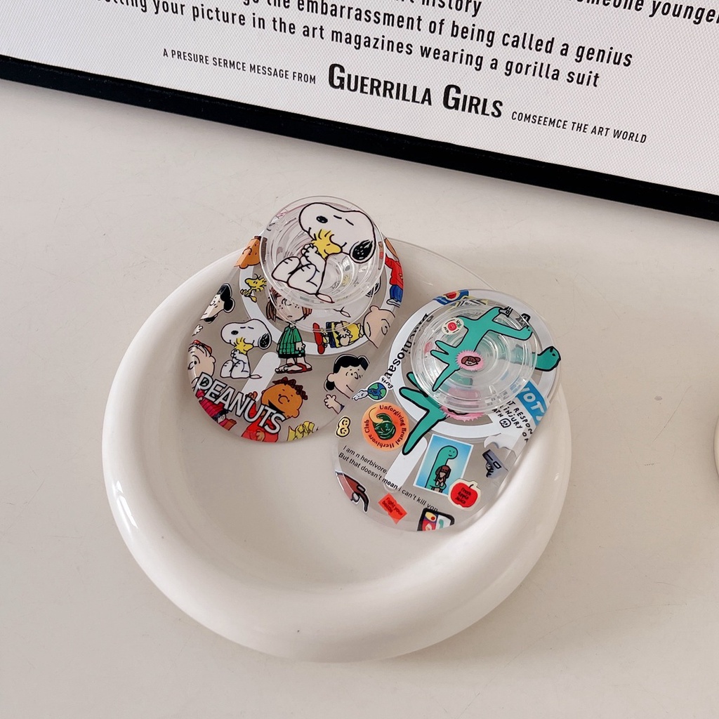 Giá đỡ điện thoại kickstand cartoon snoopy family dinosaur pattern ...