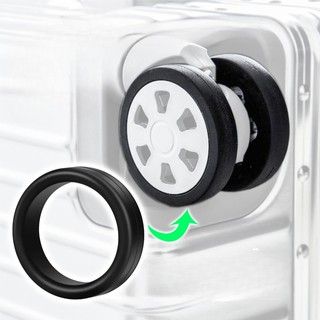 Vòng cao su 4 cái, đường kính 35 mm vòng bánh xe hành lý linh hoạt, vòng bánh xe silicon phẳng dày bền bánh xe hành lý