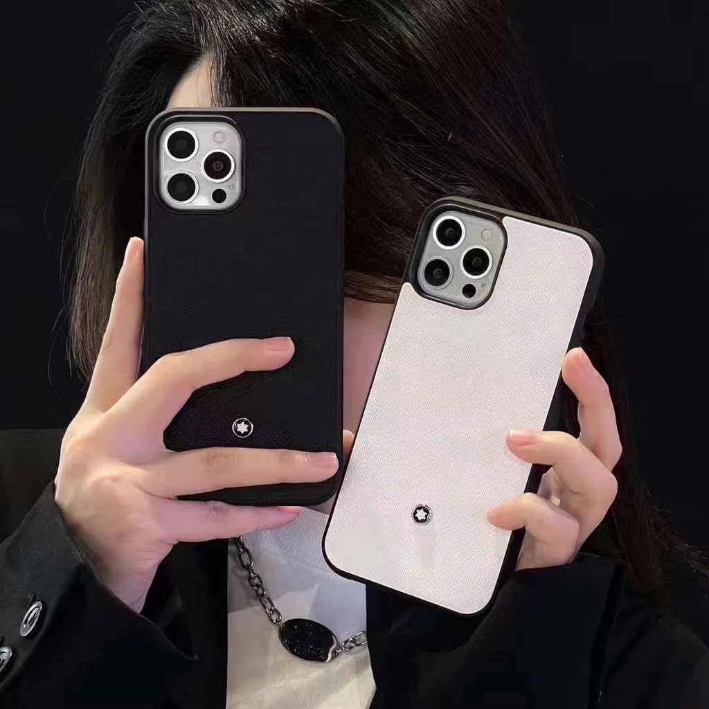 Ốp Lưng Cho iPhone 16 15 14 PRO MAX 13 12 Pro Max 11 Pro Max X XS Max XR 7 8 14 15 16 PLUS Vỏ Điện Thoại Da PU Cổ Điển Thời Trang Thiết Kế Đơn Giản Vỏ Bảo Vệ Chống Sốc