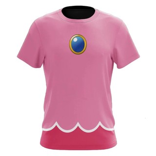 Áo thun cosplay Super Mario Bros tay ngắn 3D, phù hợp cho cả trẻ em và người lớn