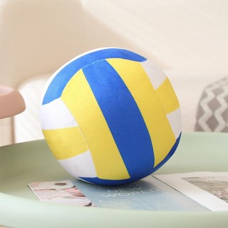 MCODECOVED Mô Phỏng Bóng Chuyền Sang Trọng Đồ Chơi Phòng Khách Thoải Mái Búp Bê Bóng Đá Sáng Tạo Búp Bê Ném Gối Ngủ Gối Quà Tặng Sinh Nhật Trang Trí Nhà Bóng Rổ Đồ Chơi Nhồi Bông
