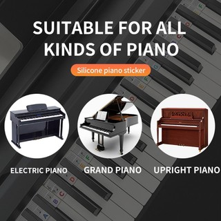 Miếng Dán Bàn Phím Đàn piano 88 61 Phím silicone