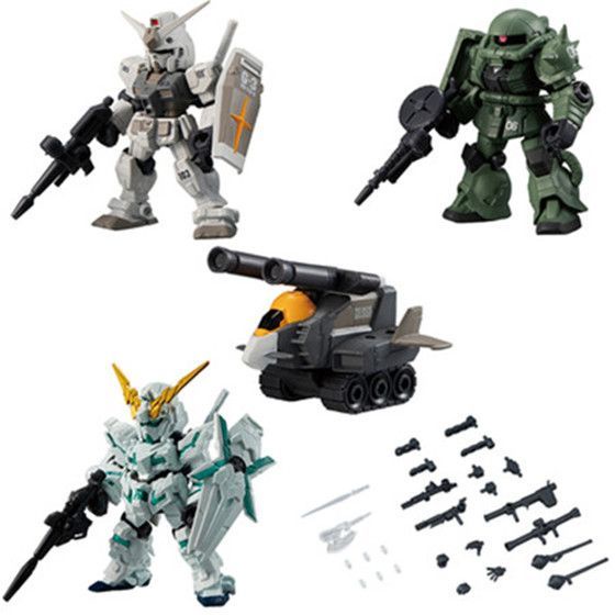 Lắp Ráp Gundam MSE1.5 Gashapon Bandai QVRU