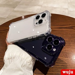 Ốp Điện Thoại Acrylic Cứng Trong Suốt Chống Sốc Sang Trọng Cho iPhone 14 11 12 13 Pro Max XS Max X XR