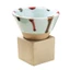 Cốc cà phê gốm POP có đế 100ml Cốc gốm sứ Latte hình nón