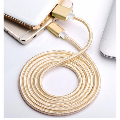 Cáp Cáp Sạc Micro USB Dài 2.5m Dây Dù Chống Gãy Sạc Nhanh Cho IP ...