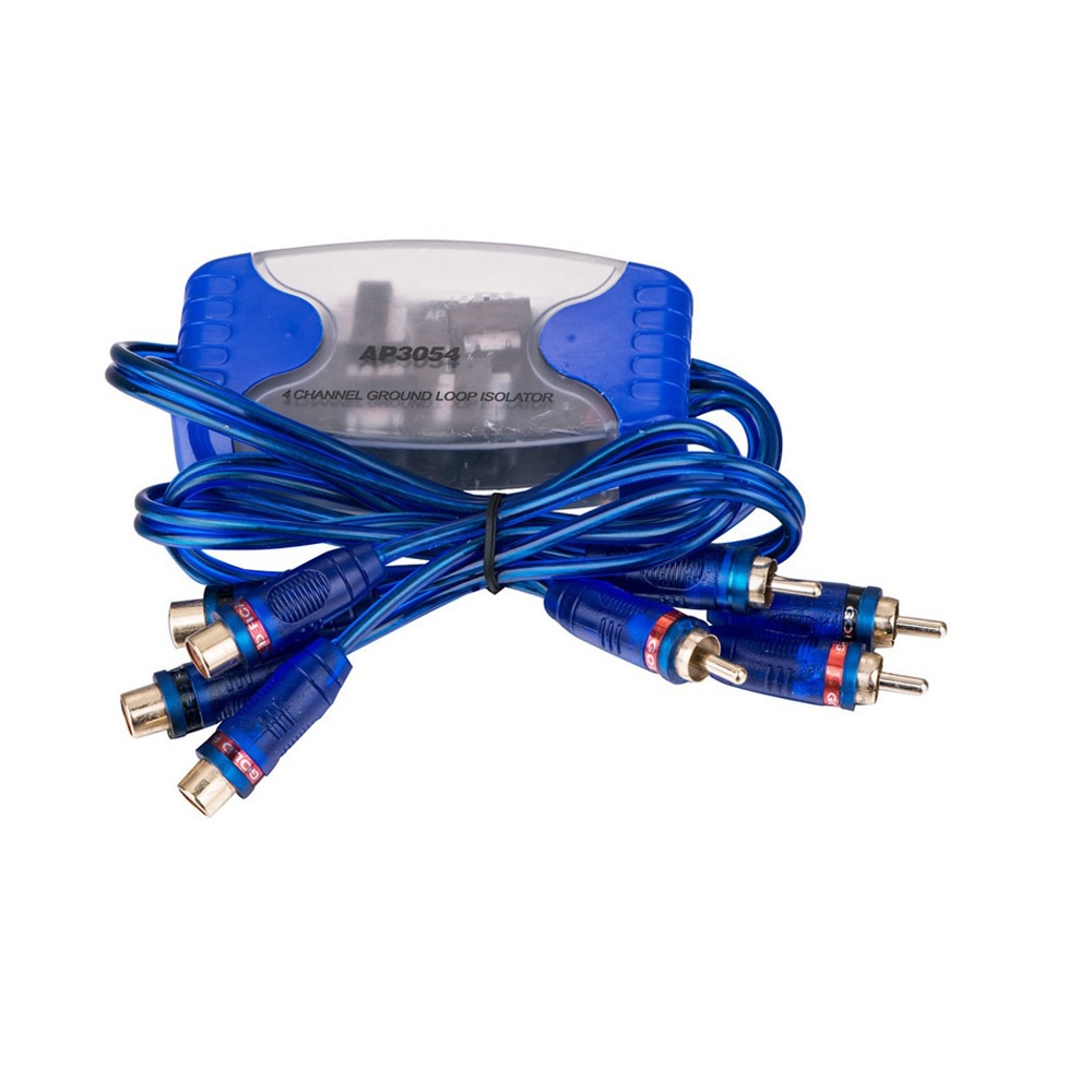 4channel rca audio noise hum filter car stereo suppressor ground loop