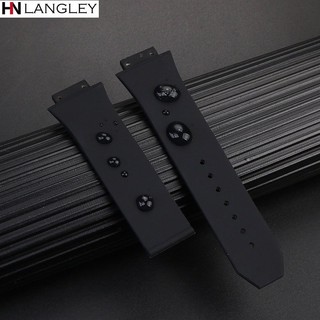 HUBLOT Vòng Tay Cao Su Silicon Mềm Chống Thấm Nước Có Khóa Logo 22mm 17 * 25mm