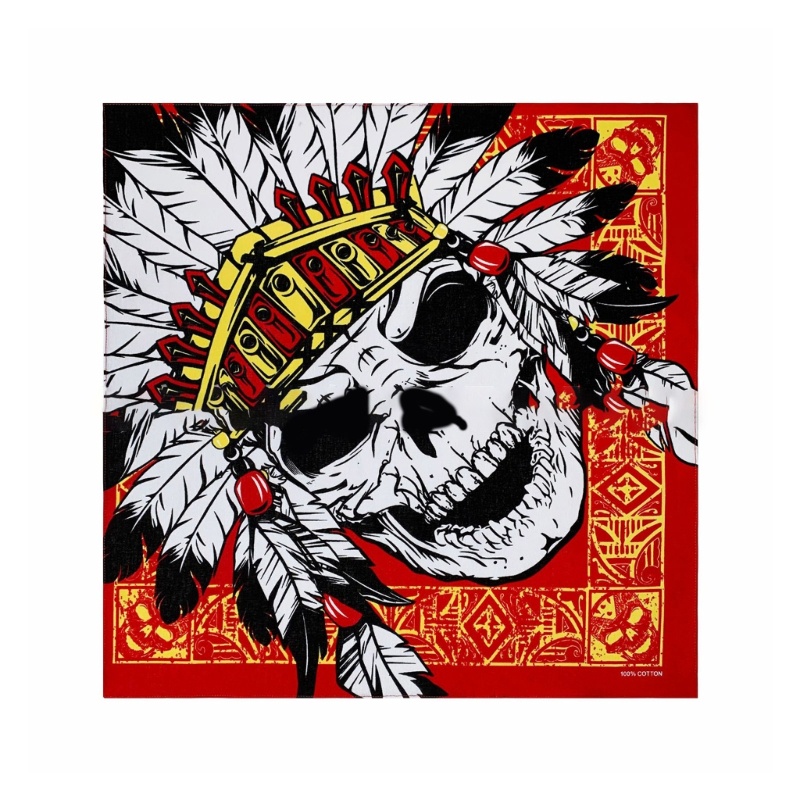 Vic Gothics Skull Headwrap Khăn Turban Bandannas Cho Lễ Hội Ngày Lễ Trang Phục