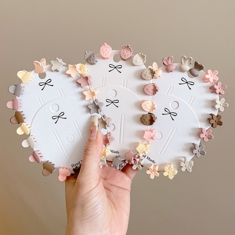 Set 10 / 19 Kẹp Tóc Hoạt Hình Xinh Xắn Cho Bé Gái
