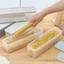 Hộp nhựa hình chữ nhật đựng mì ý / trứng / trái cây có nắp đậy để tủ lạnh tiện lợi 1.3L
