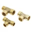 JUIC Vòi Barb, Tee Loại Đồng Ống Khớp, Bền 1 / 8 "1 / 2" 3 / 4 "1" Ống Đồng Lắp Ống Khí Nén Khớp Nối Bộ Chuyển Đổi Ống PE PU