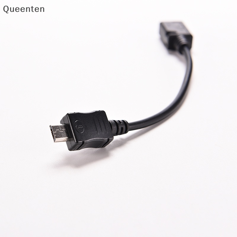 Queenten micro usb male to mini usb female data sync charge adapter cáp ...